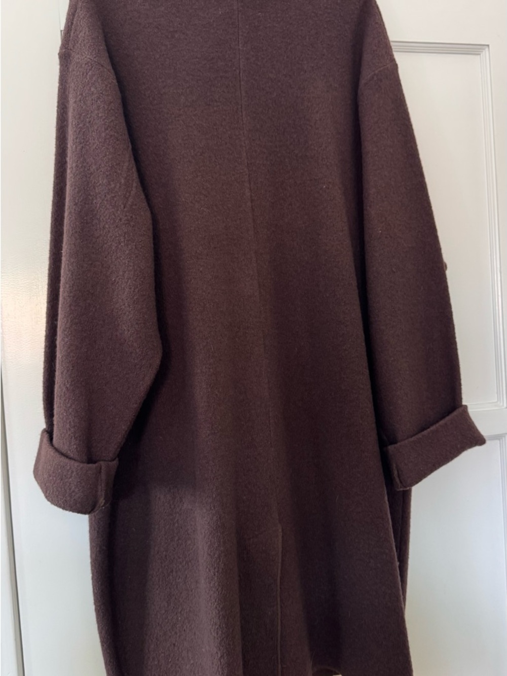 Vintage April Cornell boiled wool, chestnut top coat - Picture 3 of 7